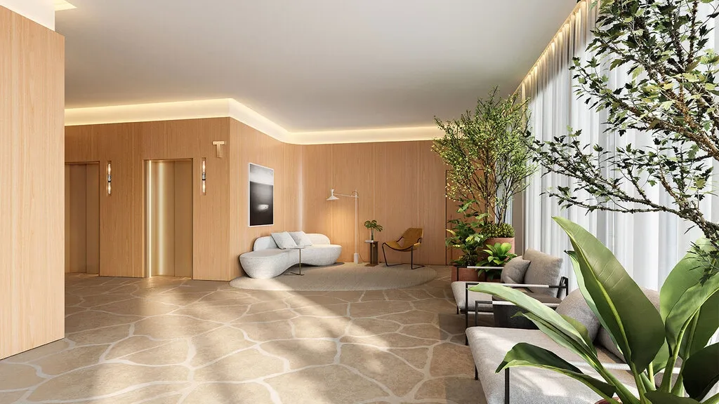 Imagem Um projeto com uma espaçosa planta de duas suítes com lavabo. Pensado para você ter um espaço co...