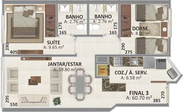 Imagem Le Monde - Apartamento à venda no bairro Navegantes - Capão da Canoa/RS