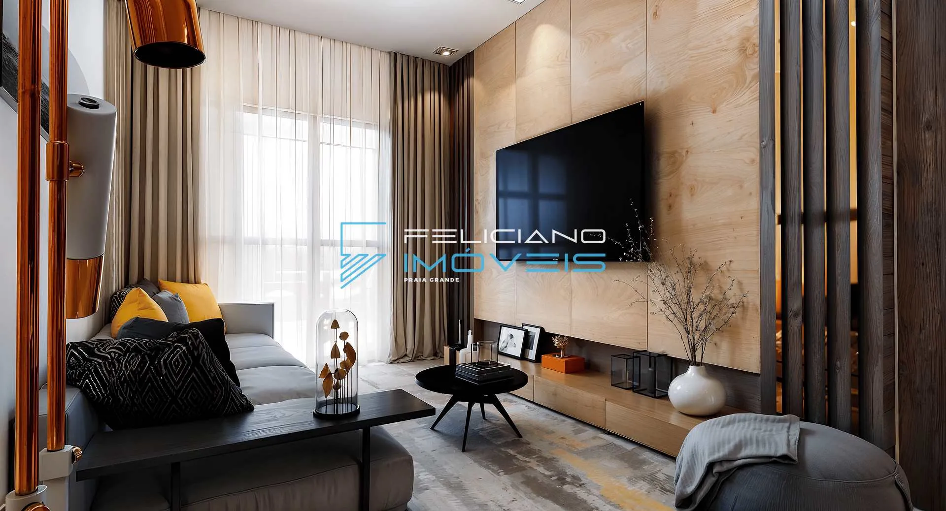 Imagem Apartamento com 2 quartos, Real, Praia Grande - R$ 677 mil, Cod: 4358