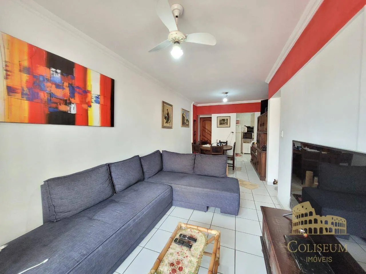 Imagem Apartamento com 2 dormitórios à venda, 82 m² por R$ 425.000,00 - Tupi - Praia Grande/SP
