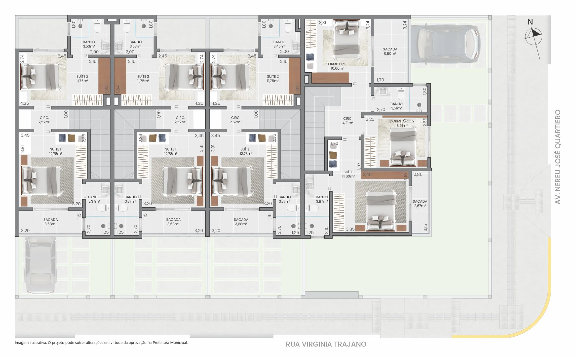 Imagem Duplex à venda em Torres, Morada Das Palmeiras, com 2 quartos, 98m2