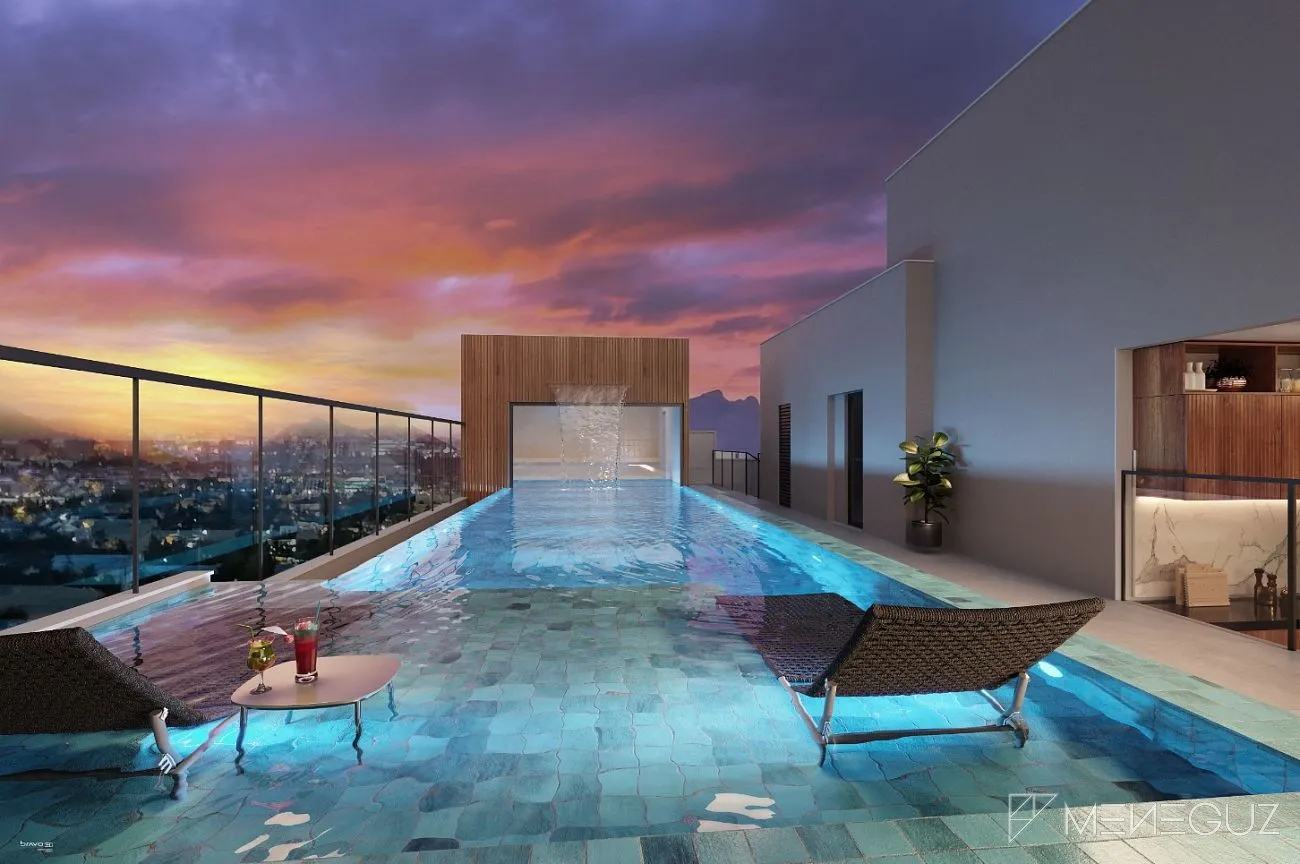 Imagem Residencial Versatto - Empreendimento de alto padrão de acabamento, com apartamentos de 2 e 3 quartos e lazer completo na cobertura