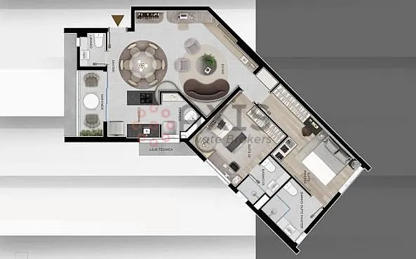 Imagem Apartamento 1 Quarto no Santo Agostinho - Lazer Completo