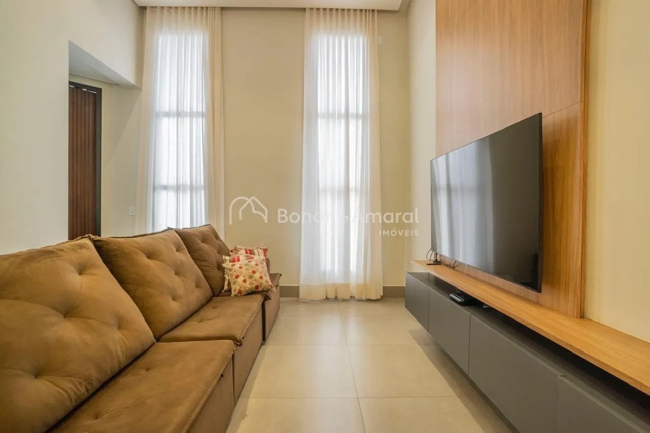 Foto do imóvel Casa à venda em condomínio, em Paulínia, 3 suites, closet, lavabo, escritório, 4 vagas, aquecimento solar, piscina com cascata,fino acabamento. em Rua Sebastião Cardoso, 548 - Parque Brasil 500, Paulínia - SP