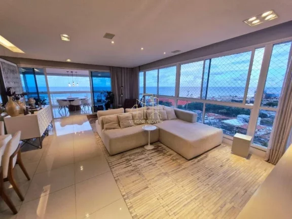 Imagem Apartamento de alto padrão com três suítes varanda gourmet vista mar a venda em Patamares