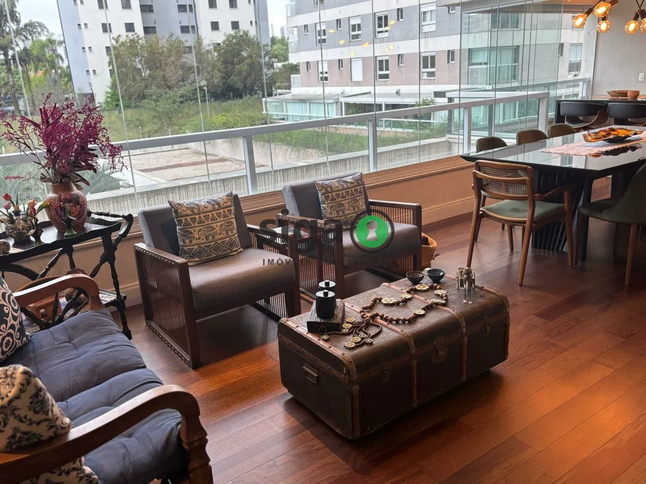 Imagem Apartamento à Venda no Brooklin ? 189m², 3 Quartos, 3 Vagas e Lazer Completo