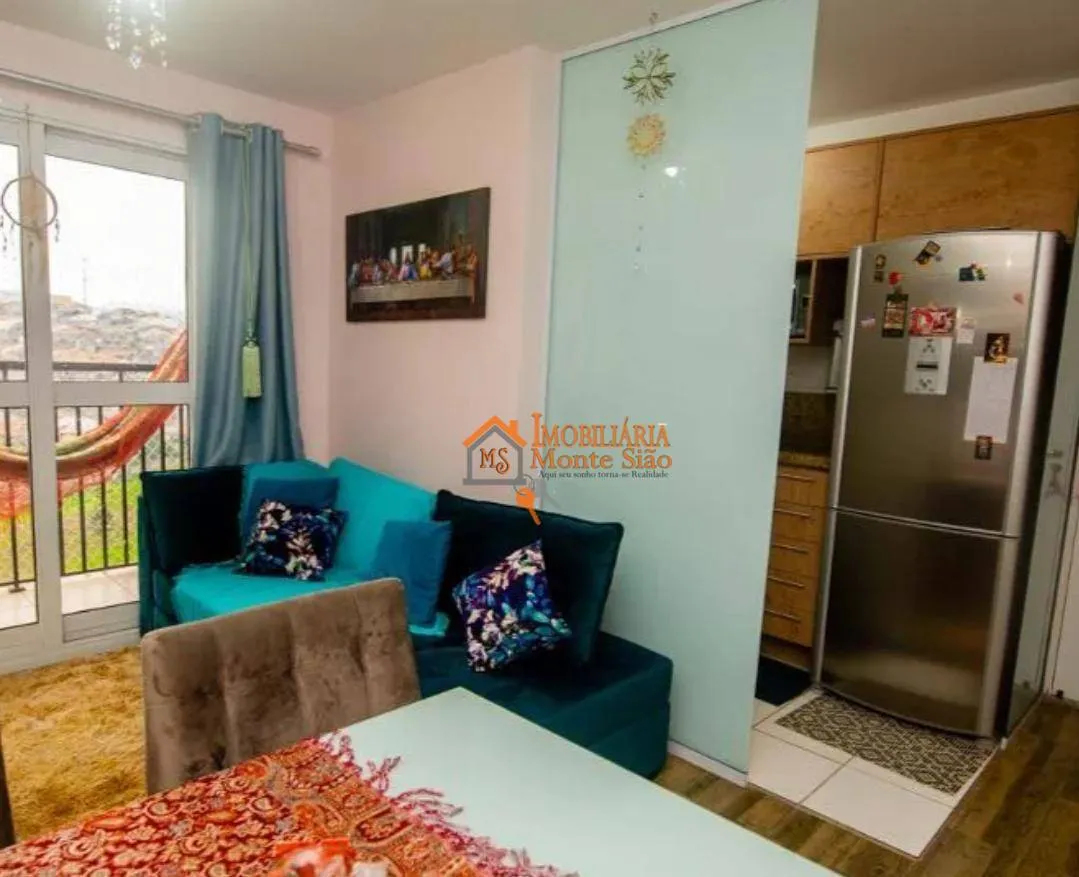 Imagem Apartamento com 3 dormitórios à venda, 60 m² por R$ 399.000,00 - Jardim Las Vegas - Guarulhos/SP