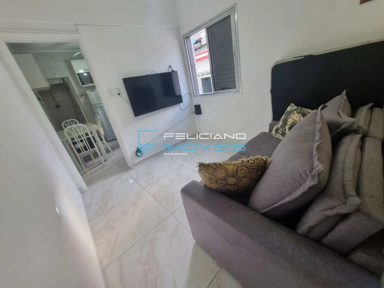 Imagem Apartamento com 1 quarto, Guilhermina, Praia Grande - R$ 215 mil, Cod: 7253
