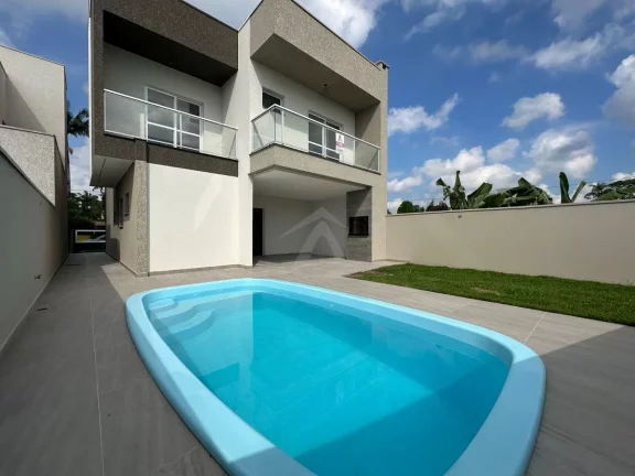 Imagem SOBRADO COM PISCINA, 3 SUÍTES, BAL. MARILUZ