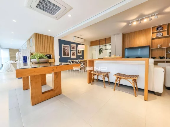 Imagem Apartamento Pé na Areia para Locação, com 3 Dormitórios 1 Suíte 123m² - Riviera de São Lourenço - Bertioga SP