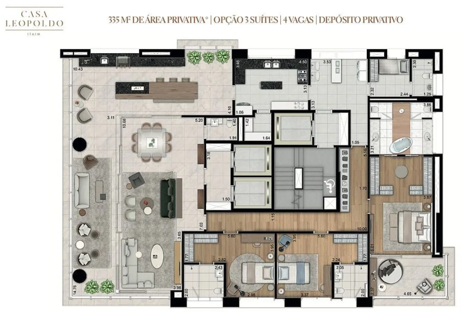 Imagem Condomínio Casa Leopoldo, apartamento em Itaim Bibi São Paulo SP, apartment in São Paulo Brazil, apartamento de alto padrão em São Paulo SP