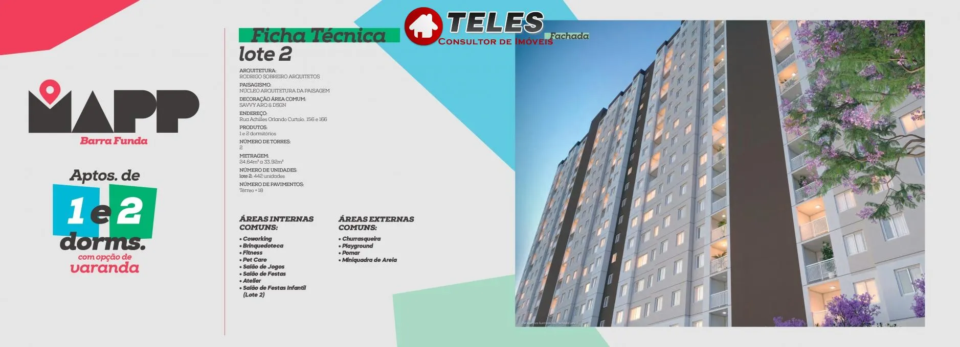 Imagem More na Av.Marques de São Vicente Barra Funda com 1 e 2 dorm