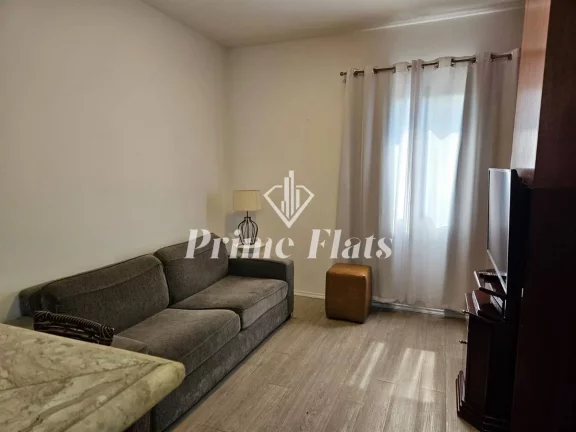 Imagem Flat disponível para locação no Ninety Hotel, com 33m², 1 dormitório e 1 vaga de garagem