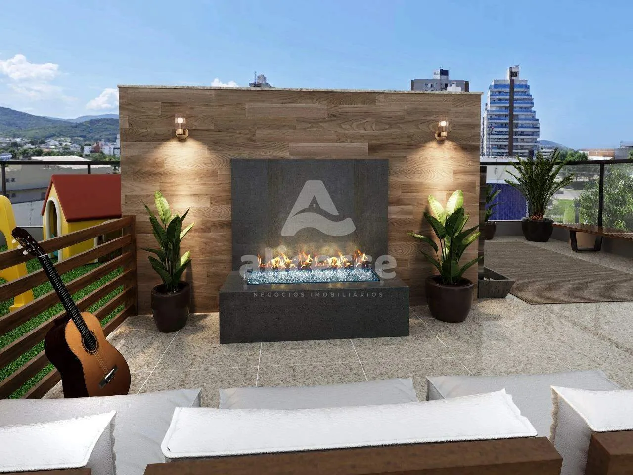 Imagem Apartamento em construção na Pedra Branca - Palhoça - SC