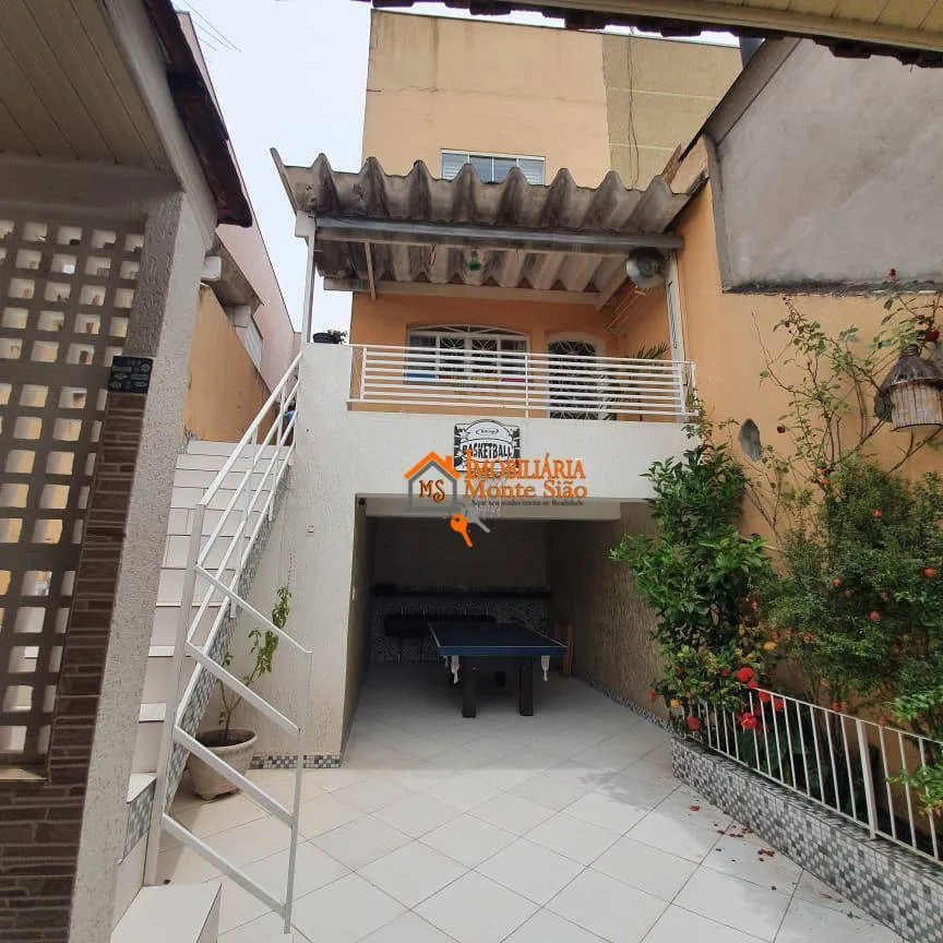 Imagem Sobrado com 3 dormitórios à venda, 150 m² por R$ 689.000,00 - Jardim Santa Mena - Guarulhos/SP