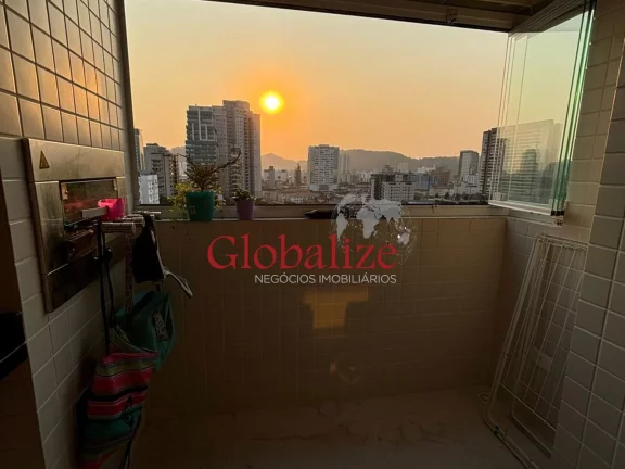 Imagem Apartamento para locação com 2 quartos, 1 suíte, varanda gourmet, lazer completo por R$5.300,00 no Boqueirão em Santos