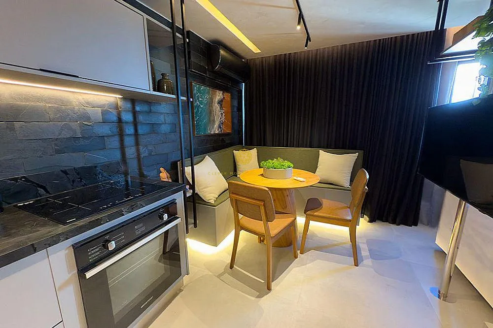 Imagem Studio Decorado e Mobiliado no House Ondina, 25,25m²