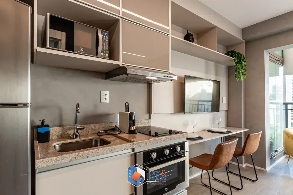 Imagem Studio para venda em Indianópolis com 1 quarto, 25m²