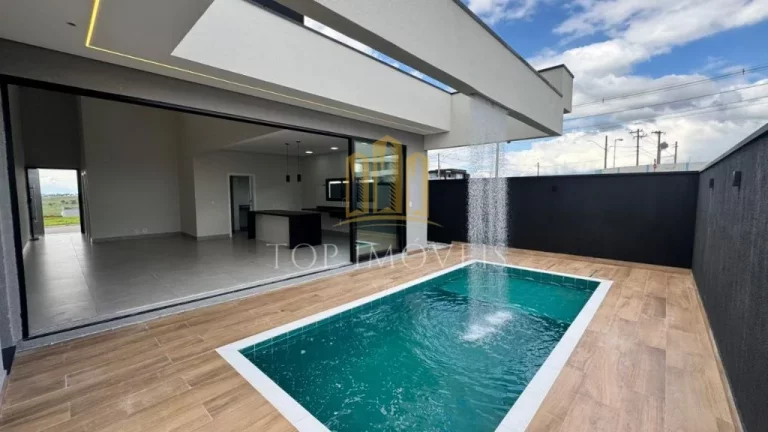 Imagem Casa espetacular de 3 suítes e piscina no Santa Mônica - Caçapava