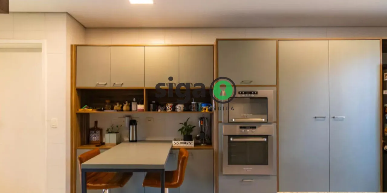 Imagem Apartamento à venda e locação, MOBILIADO, com 184m², 3 quartos e 3 vagas no Morumbi