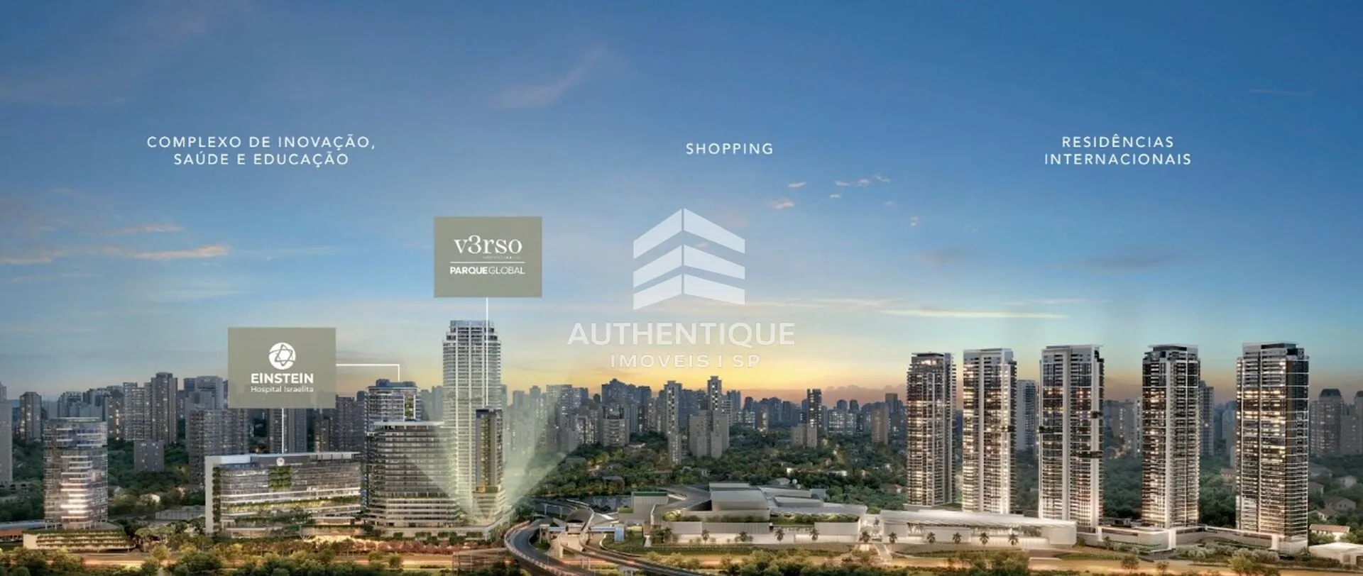 Imagem Parque Global V3rso Taylored By Elimiano - Apartamento à venda no bairro Real Parque - São Paulo/SP, Zona Sul