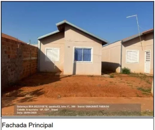 Foto do imóvel Oportunidade Única em ARACATUBA - SP | Tipo: Casa | Negociação: Venda Online | Situação: Imóvel em R DEZESSETE