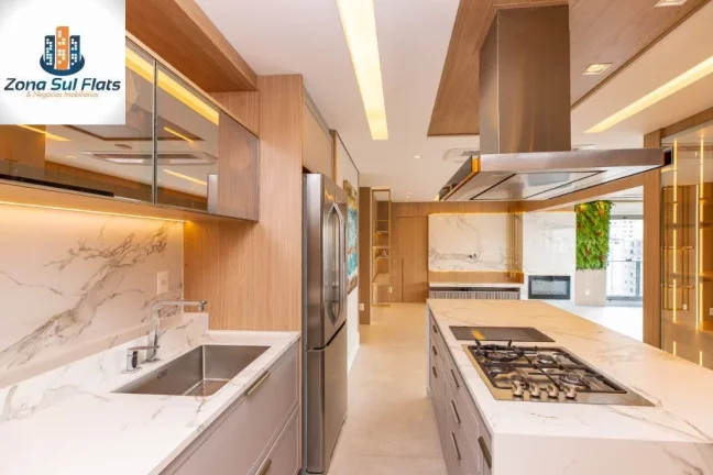 Imagem Apartamento à Venda Em Mirandópolis Com 3 Suíte, 3 Vagas e Varanda Gourmet - Alto Padrão - Ed. Apogee