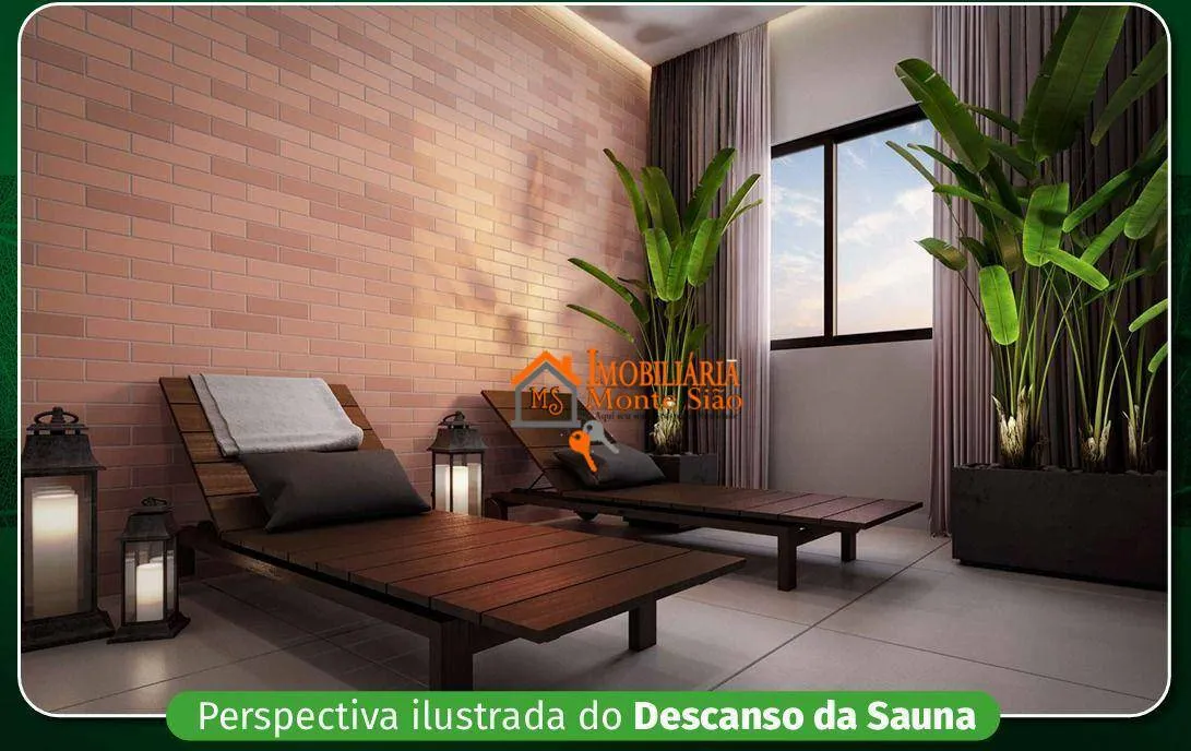 Imagem Apartamento com 2 dormitórios à venda, 38 m² por R$ 292.345,66 - Bonsucesso - Guarulhos/SP