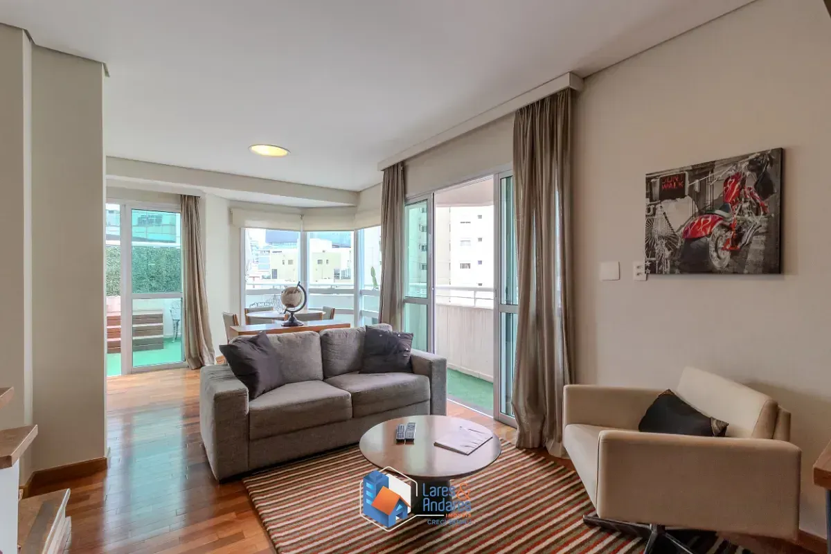 Imagem Apartamento para venda em Vila Olímpia com 3 quartos, sendo 2 suítes, 133m²