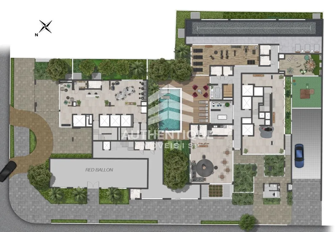 Imagem IBIRAPUERA PARK HOUSES - Apartamento no bairro Moema à venda