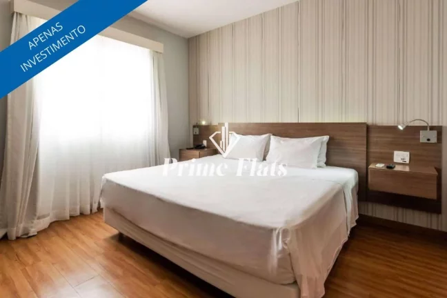 Foto do imóvel Flat disponível para venda Íbis Styles Campinas Alphaville, com 32,01m², 1 dormitório e 1 vaga em Rua Embiruçu