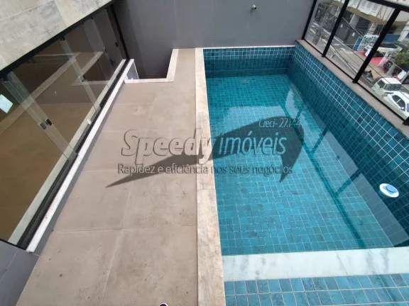Imagem Casa para venda em Santos, sobreposta alta no Embaré