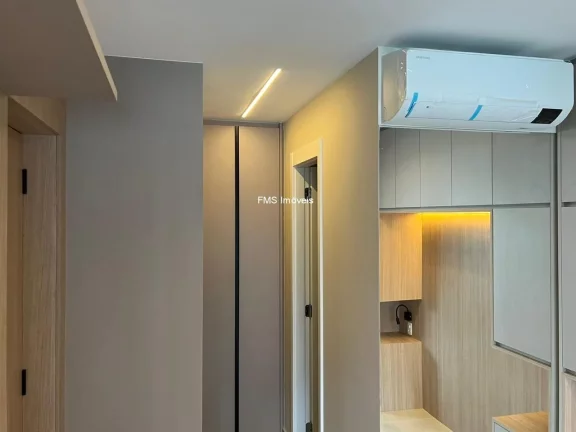 Imagem Apartamento à venda ou locação no Paraíso, com 1 quarto, 1 vaga.