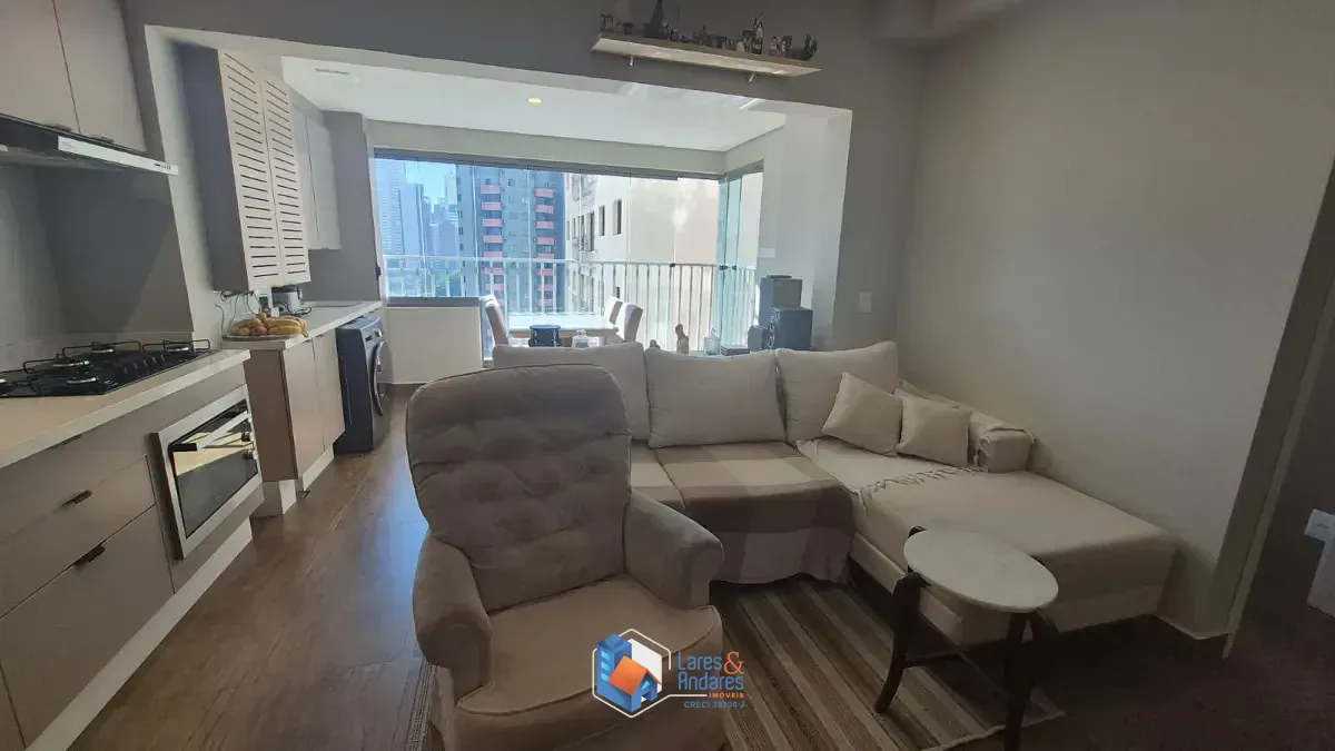 Imagem Apartamento para venda em Brooklin Paulista com 2 quartos, sendo 1 suíte, 59m²