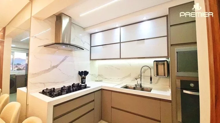Imagem APARTAMENTO COM FINO ACABAMENTO RES. HARMONIA 52 M², 2 DORMS, COZINHA ESTILO AMERICANA