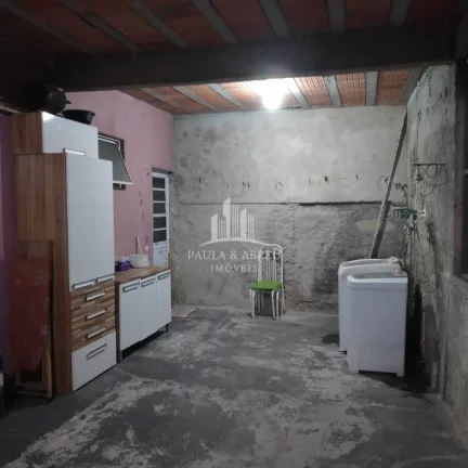 Imagem São 3 Casas e 1 Salão Comercial 92m² pé direito 5 mts com Banheiro, próximo da Avenida no Jardim Zaíra, Mauá-SP