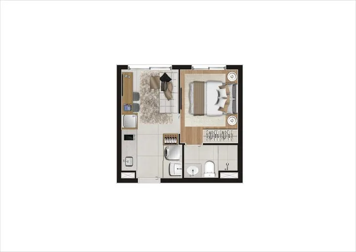 Kitnet com 1 Quarto à Venda, 24 m² em Vila Mariana - São Paulo