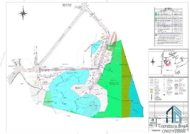 Imagem Terreno em Pirabeiraba Joinville, com 101.000 m2 e estudo para condomínio residencial com 25 lotes.