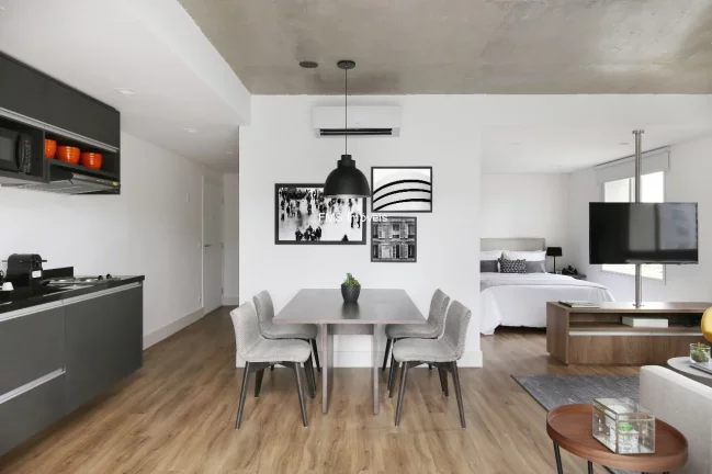 Imagem Apartamento à venda em Cidade Monções, 1 quarto sendo 1 suíte, 2 banheiros, 1 vaga de garagem.