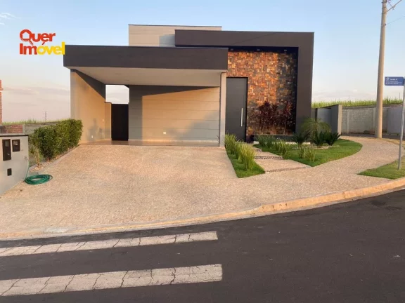 Imagem Casa em Condomínio à Venda em Ribeirão Preto-SP - 3 Quartos, 3 Suítes, 2 Salas, 4 Banheiros e 4 Vagas de Garagem
