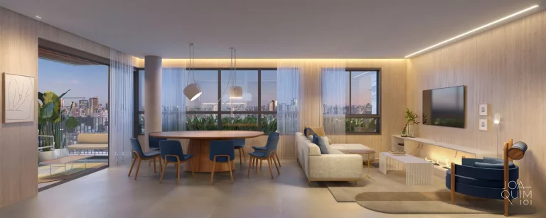 Foto do imóvel JOAQUIM 101 - Apartamento Alto Padrão com 2 suites e 2 vagas no Ahu