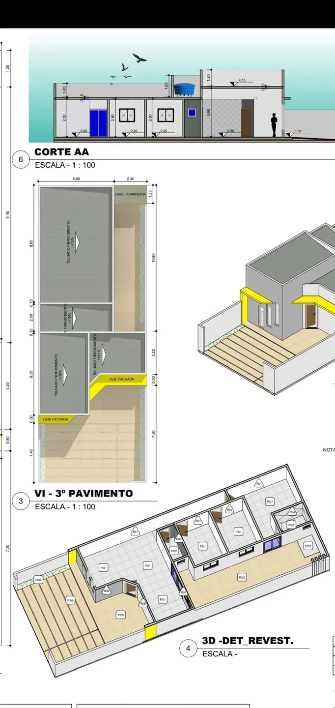 Imagem Casa para Locação 3 Quartos, 1 Suite, 2 Vagas, 176M², Res. Santa Clara, Pindamonhangaba - SP