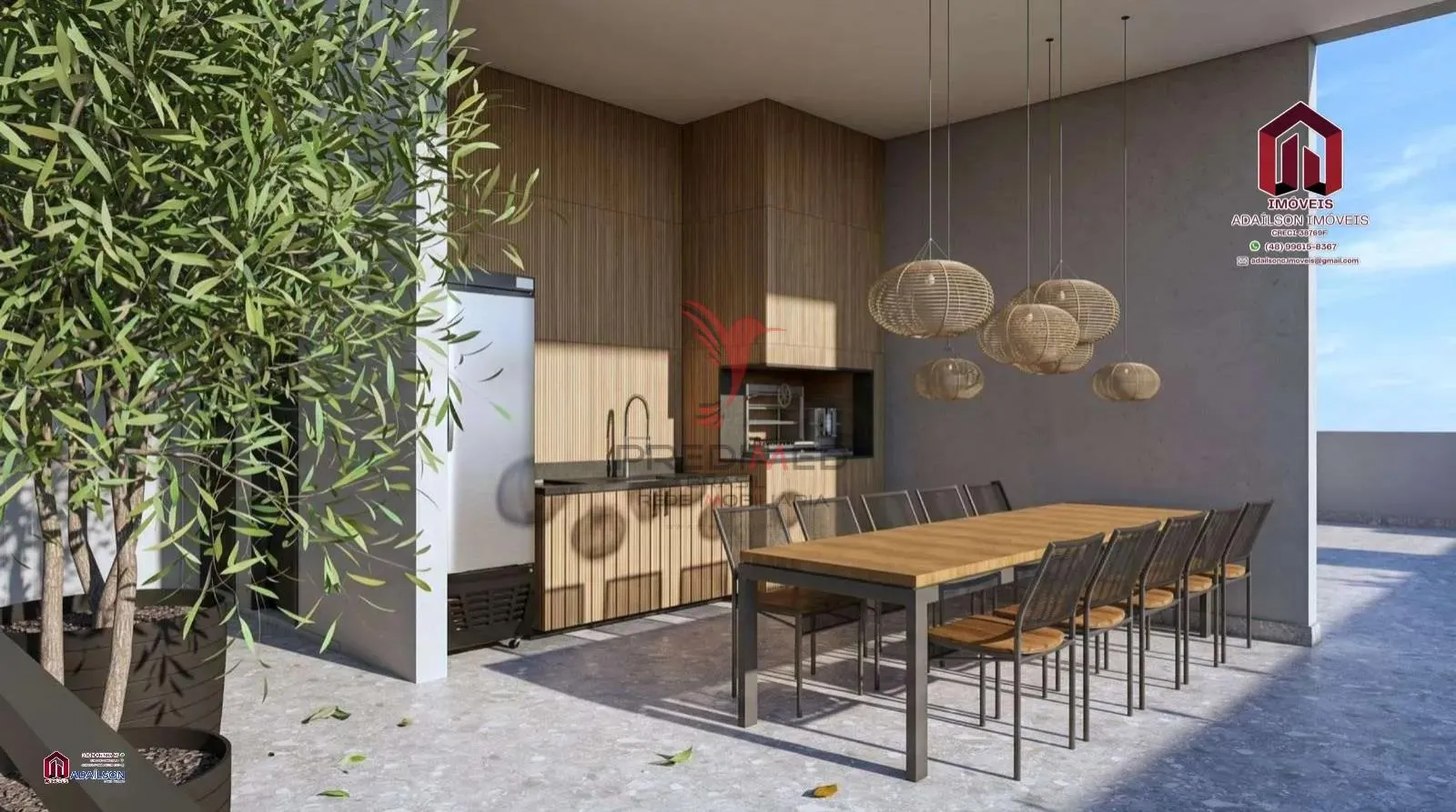 Imagem Unidades habitacionais do Icone Residence Florianópolis SC Brasil