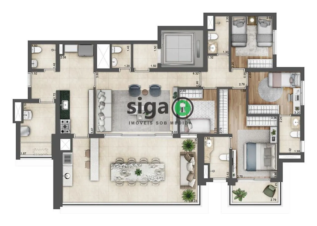Imagem Apartamento para venda no Butantã, São Paulo - SP