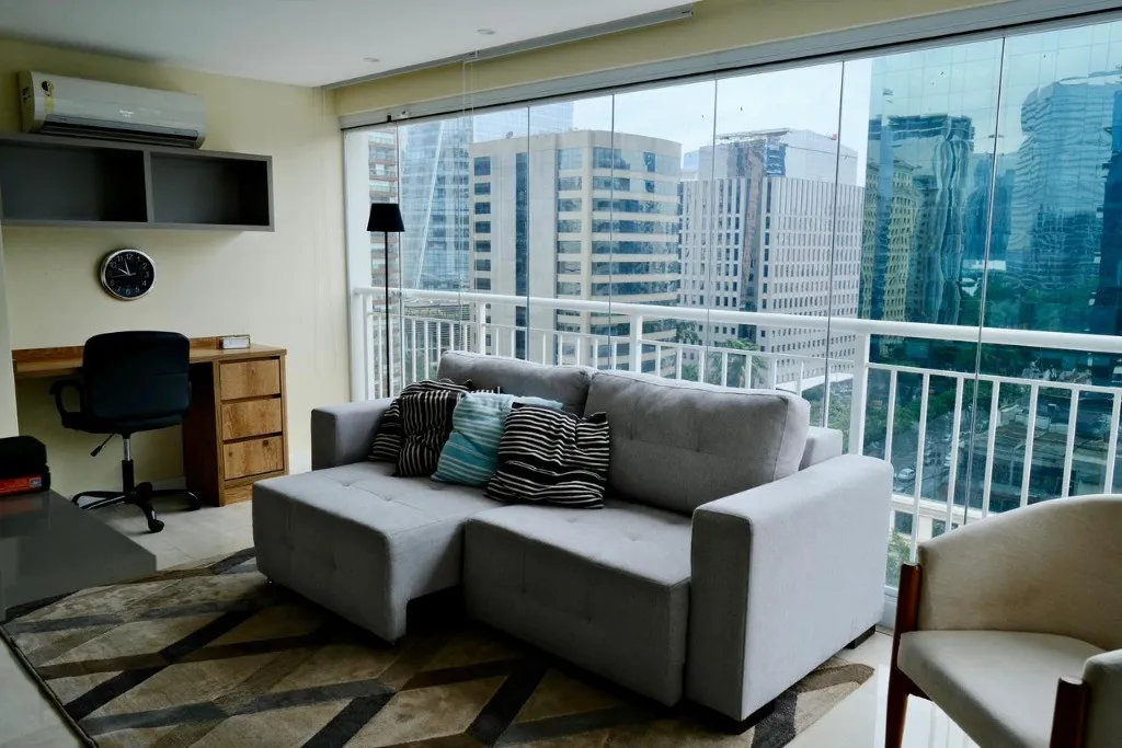 Imagem Apartamento para locação com 1 quarto e vaga na Vila Nova Conceição - Condomínio Horizonte JK.