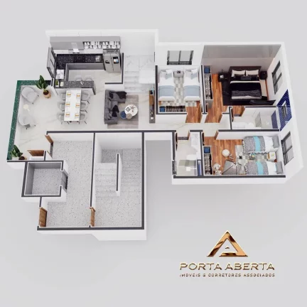 Imagem Cobertura 3 Quartos, sendo 1 Suite - Iguaçu - Ipatinga - COD 501