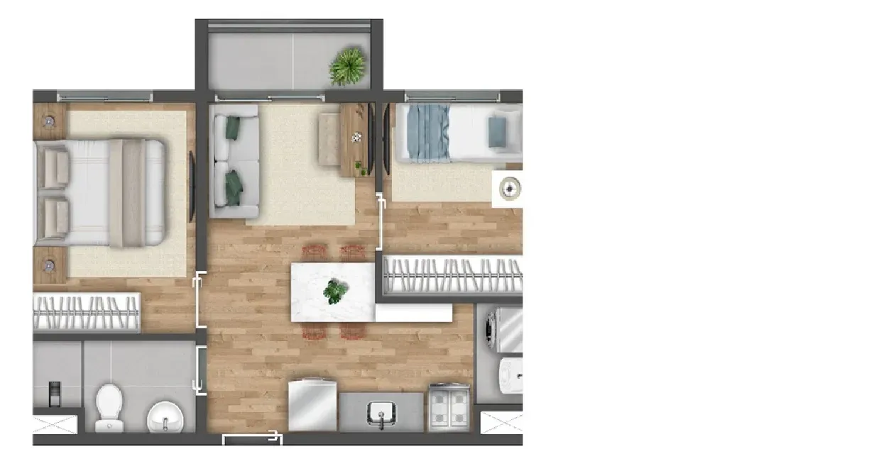 Imagem Apartamento com 2 Quartos à Venda, 37 metros em Chácara Califórnia - São Paulo
