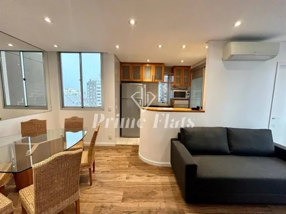 Imagem Flat disponível para venda no Twin Towers Ibirapuera, com 74m², 2 dormitórios e 2 vagas de garagem