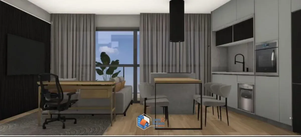 Imagem Apartamento para venda em Vila Olímpia com 1 quarto, sendo 1 suíte, 68m²