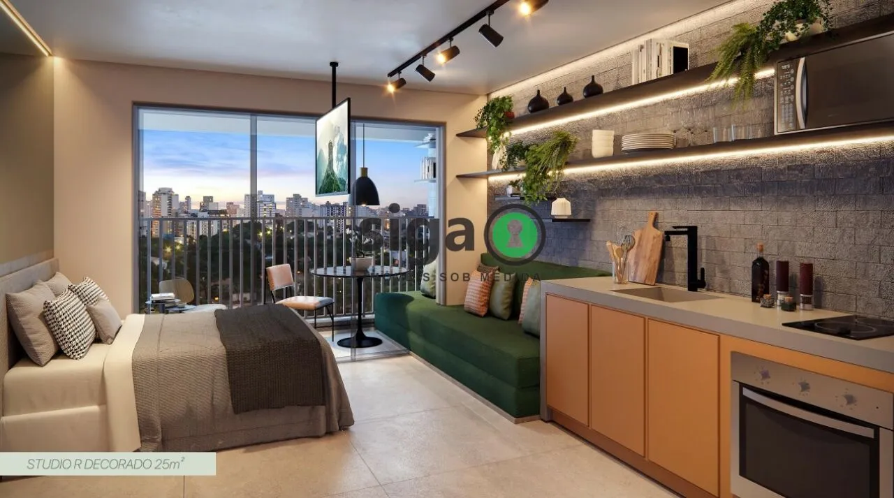 Foto do imóvel Apartamento Studio para venda em Santo Amaro, São Paulo - SP